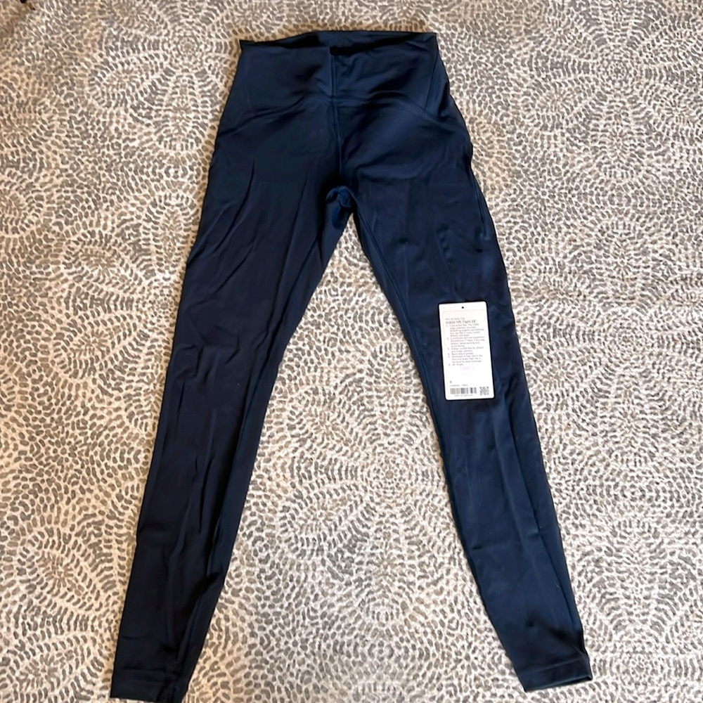 Lululemon Instill high rise tight 28” navy size 6